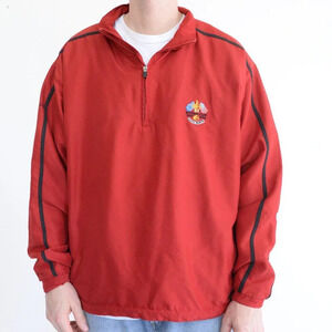 Ryder Cup 2010 Celtic Manor Red Golf Pullover Windbreaker Jacket Size XL